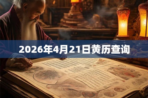 2026年4月21日黄历查询