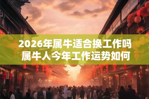 2026年属牛适合换工作吗 属牛人今年工作运势如何