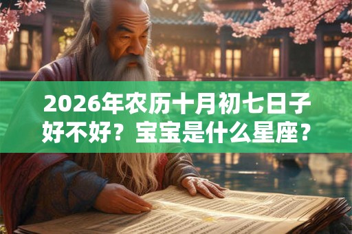 2026年农历十月初七日子好不好？宝宝是什么星座？