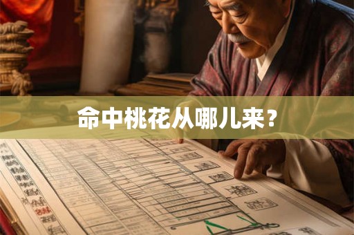 命中桃花从哪儿来？