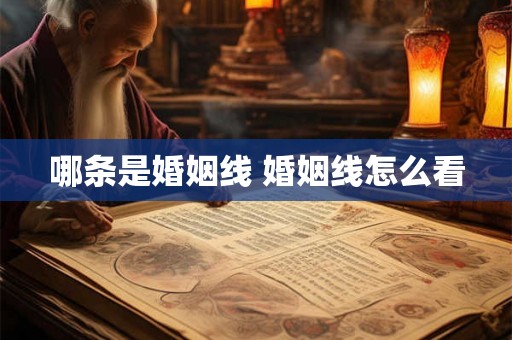 哪条是婚姻线 婚姻线怎么看 哪条是婚姻线 婚姻线怎么看
