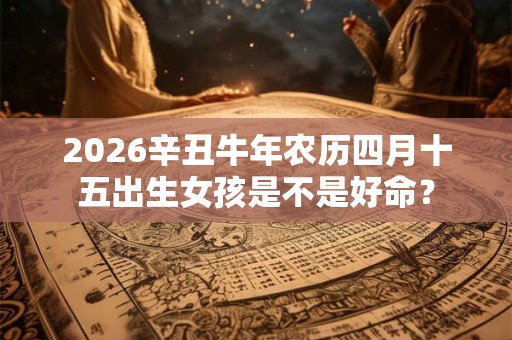 2026辛丑牛年农历四月十五出生女孩是不是好命？