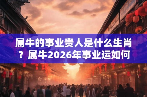 属牛的事业贵人是什么生肖？属牛2026年事业运如何？