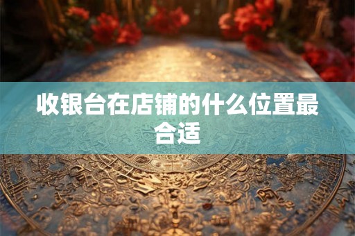 收银台在店铺的什么位置最合适