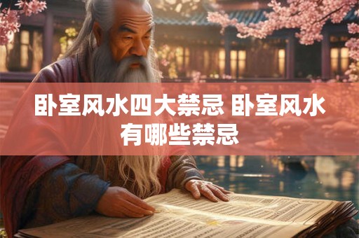 卧室风水四大禁忌 卧室风水有哪些禁忌