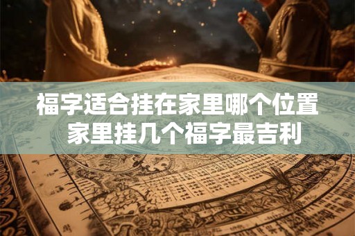 福字适合挂在家里哪个位置  家里挂几个福字最吉利