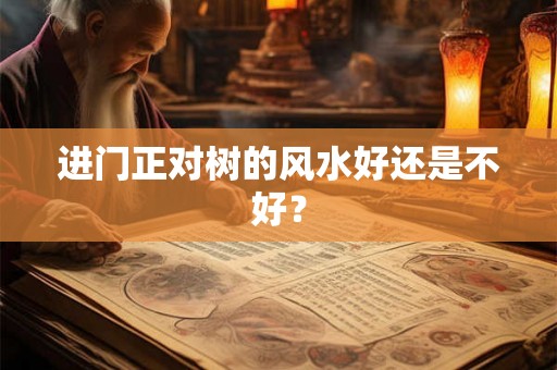 进门正对树的风水好还是不好？