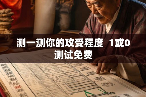 测一测你的攻受程度  1或0测试免费