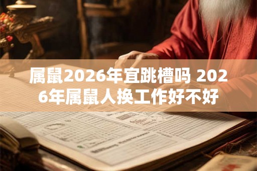 属鼠2026年宜跳槽吗 2026年属鼠人换工作好不好 属鼠2026年宜跳槽吗 2026年属鼠人换工作好不好