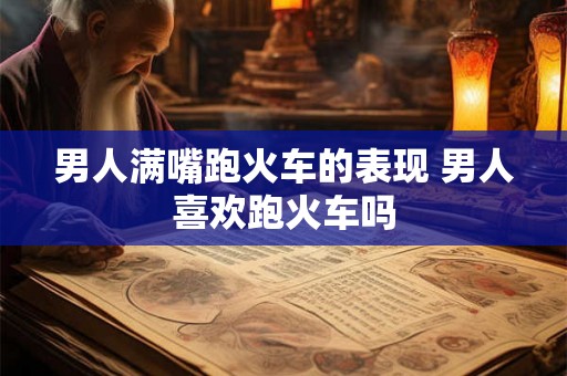 男人满嘴跑火车的表现 男人喜欢跑火车吗