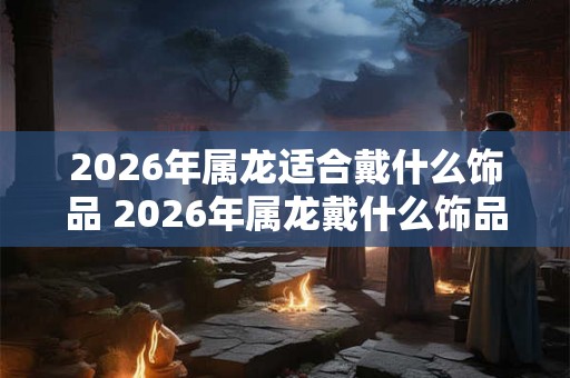 2026年属龙适合戴什么饰品 2026年属龙戴什么饰品