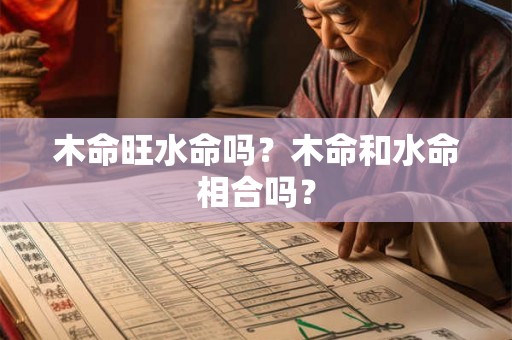 木命旺水命吗？木命和水命相合吗？