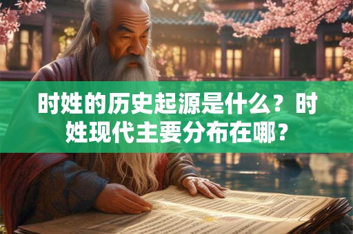 时姓的历史起源是什么？时姓现代主要分布在哪？