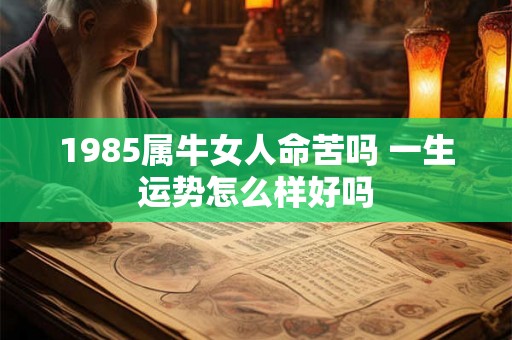 1985属牛女人命苦吗 一生运势怎么样好吗