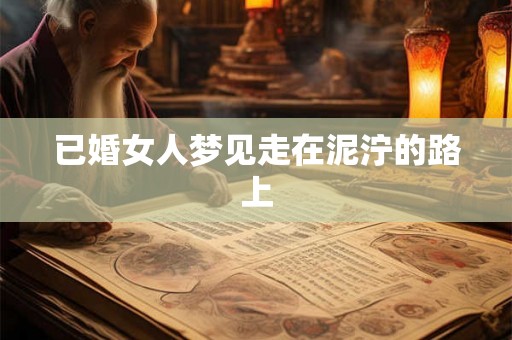 已婚女人梦见走在泥泞的路上