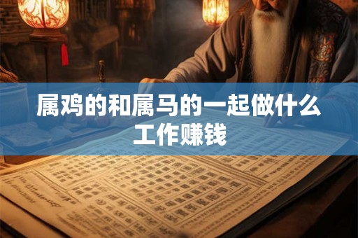 属鸡的和属马的一起做什么工作赚钱