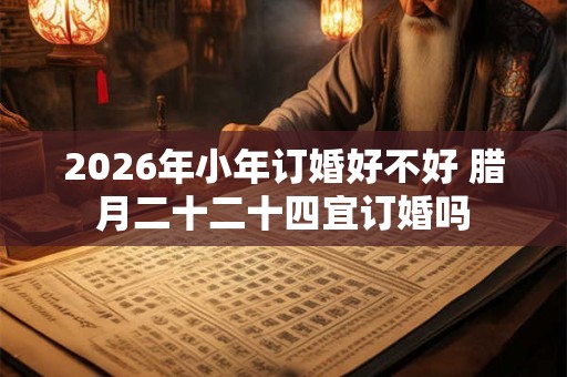 2026年小年订婚好不好 腊月二十二十四宜订婚吗