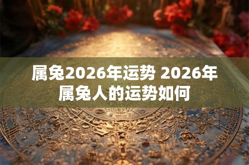 属兔2026年运势 2026年属兔人的运势如何