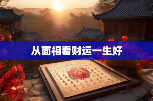从面相看财运一生好