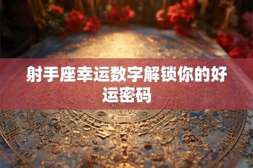 射手座幸运数字解锁你的好运密码