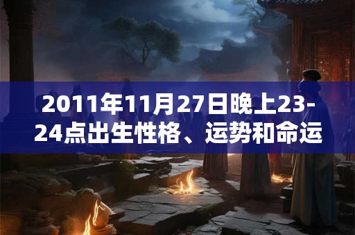 2011年11月27日晚上23-24点出生性格、运势和命运