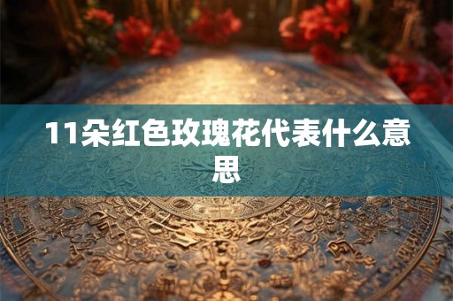 11朵红色玫瑰花代表什么意思