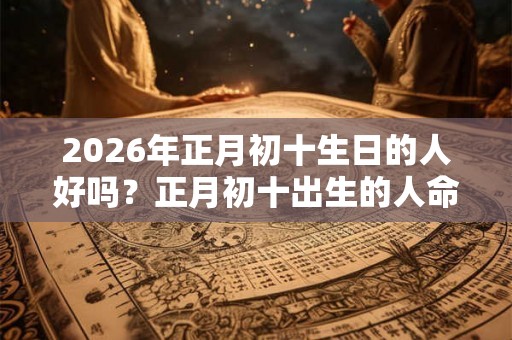 2026年正月初十生日的人好吗？正月初十出生的人命运如何？