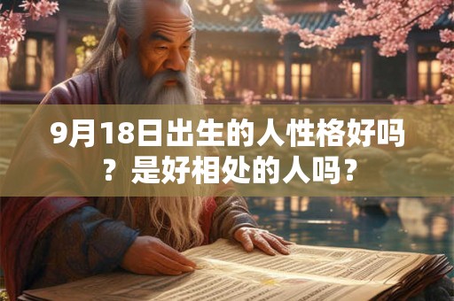 9月18日出生的人性格好吗？是好相处的人吗？