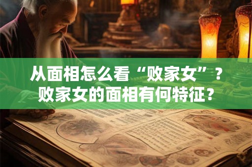 从面相怎么看“败家女”？败家女的面相有何特征？