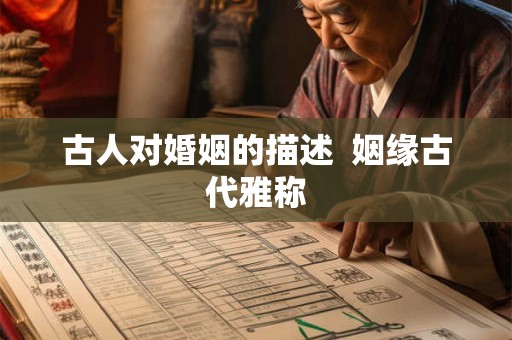 古人对婚姻的描述  姻缘古代雅称