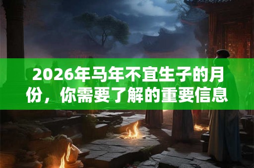 2026年马年不宜生子的月份,你需要了解的重要信息 2026年马年不宜生子的月份,你需要了解的重要信息