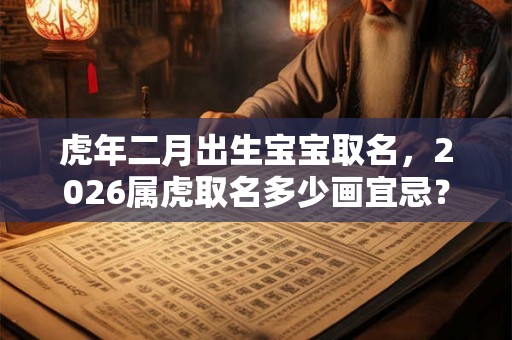 虎年二月出生宝宝取名，2026属虎取名多少画宜忌？
