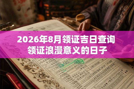2026年8月领证吉日查询 领证浪漫意义的日子 2026年8月领证吉日查询 领证浪漫意义的日子