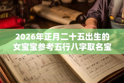 2026年正月二十五出生的女宝宝参考五行八字取名宝典