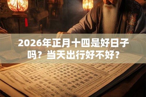 2026年正月十四是好日子吗？当天出行好不好？