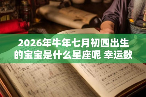 2026年牛年七月初四出生的宝宝是什么星座呢 幸运数字是多少