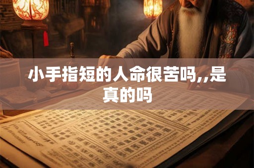 小手指短的人命很苦吗,,是真的吗 小手指短的人命很苦吗,,是真的吗