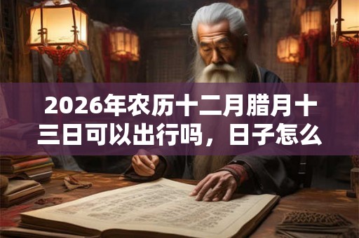 2026年农历十二月腊月十三日可以出行吗，日子怎么样？
