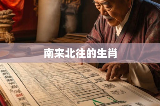 南来北往的生肖