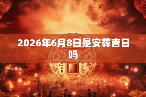 2026年6月8日是安葬吉日吗