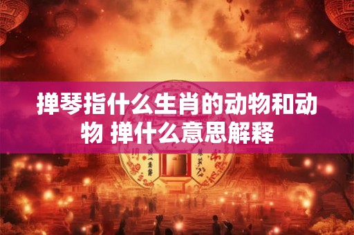 掸琴指什么生肖的动物和动物 掸什么意思解释