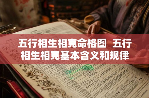 五行相生相克命格图  五行相生相克基本含义和规律