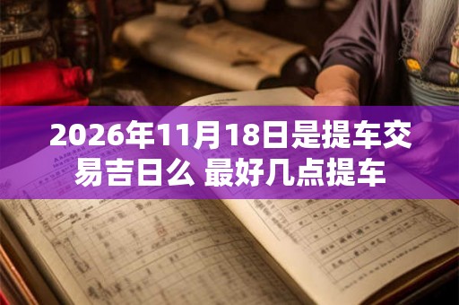 2026年11月18日是提车交易吉日么 最好几点提车 2026年11月18日是提车交易吉日么 最好几点提车