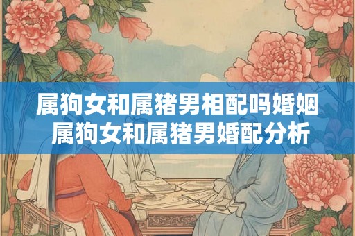 属狗女和属猪男相配吗婚姻 属狗女和属猪男婚配分析