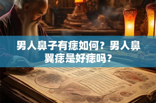 男人鼻子有痣如何?男人鼻翼痣是好痣吗? 男人鼻子有痣如何?男人鼻翼痣是好痣吗?