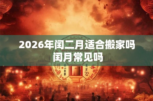 2026年闰二月适合搬家吗 闰月常见吗 2026年闰二月适合搬家吗 闰月常见吗