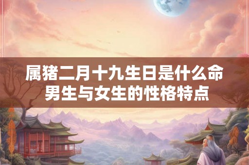 属猪二月十九生日是什么命 男生与女生的性格特点