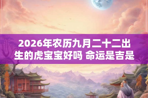 2026年农历九月二十二出生的虎宝宝好吗 命运是吉是凶 2026年农历九月二十二出生的虎宝宝好吗 命运是吉是凶