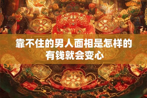 靠不住的男人面相是怎样的 有钱就会变心 靠不住的男人面相是怎样的 有钱就会变心