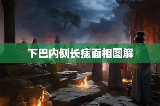 下巴内侧长痣面相图解